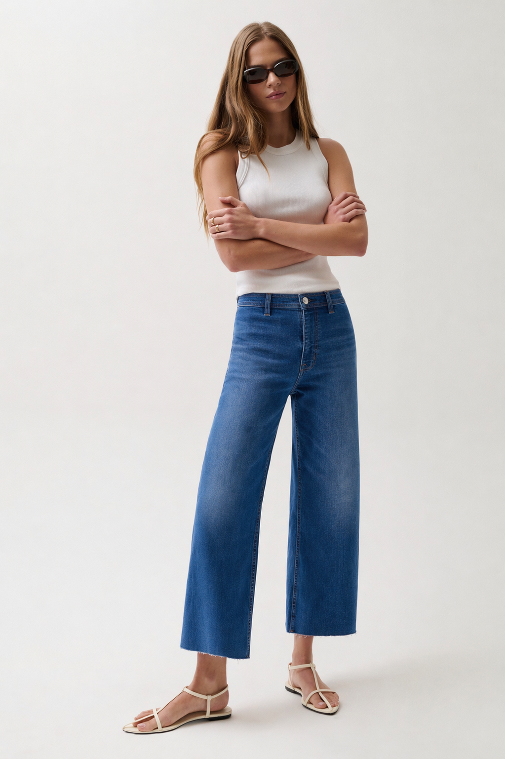 Penny High Rise Wide Leg - Rooftop