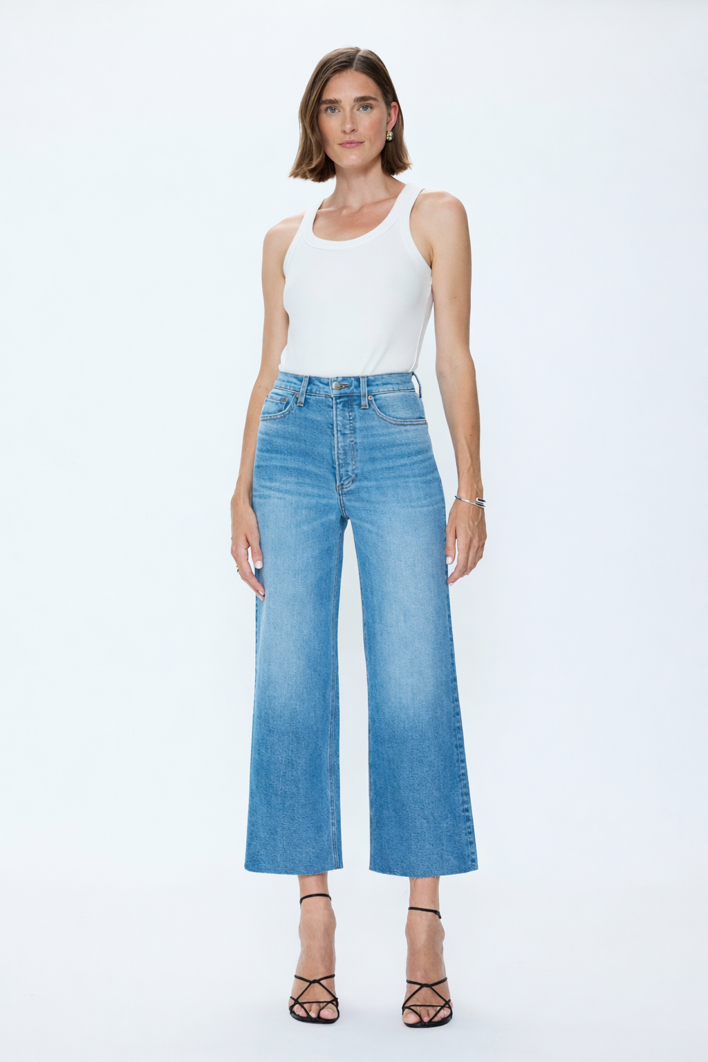 Lana Crop High Rise Ultra Wide Leg - Wild Heart