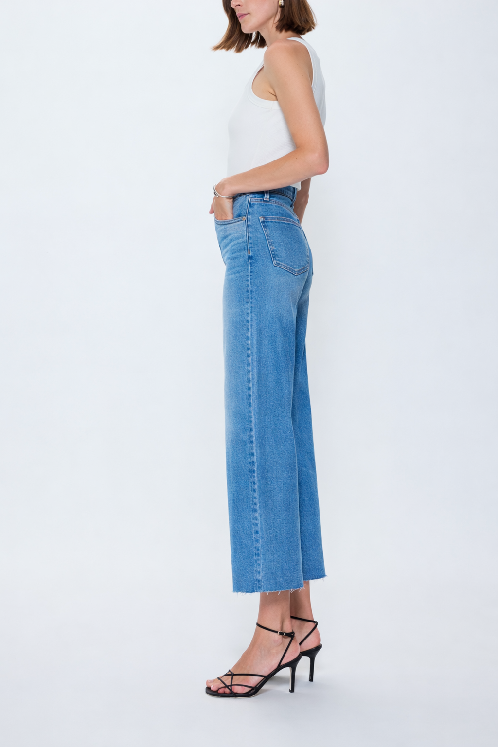 Lana Crop High Rise Ultra Wide Leg - Wild Heart