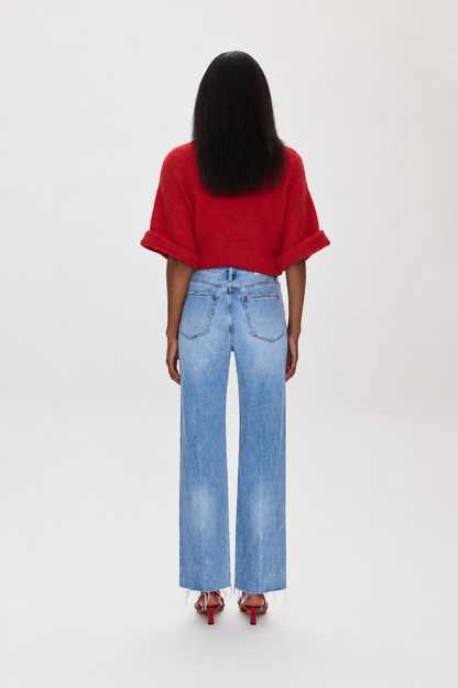 Cassie Super High Rise Straight Jean - Savvy Vintage