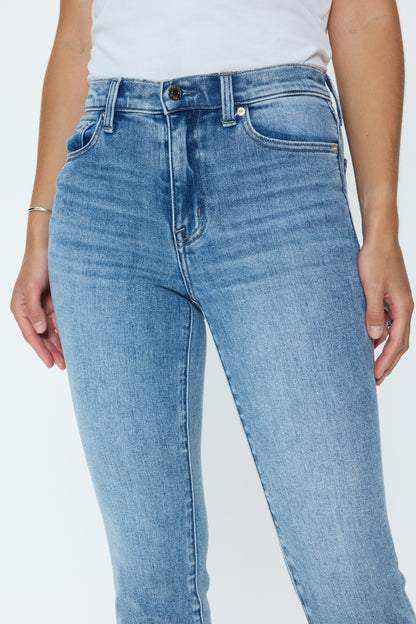 Madi High Rise Slim Jean - Silverlake