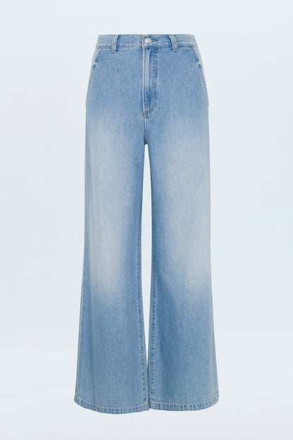 Dalia High Rise Wide Jean - Palo Alto