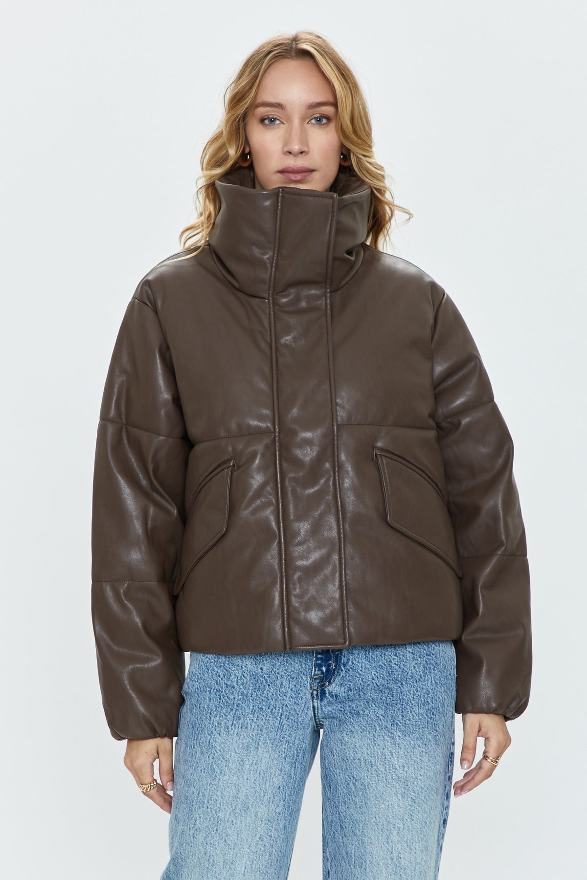 Donovan Puffer Jacket - Espresso