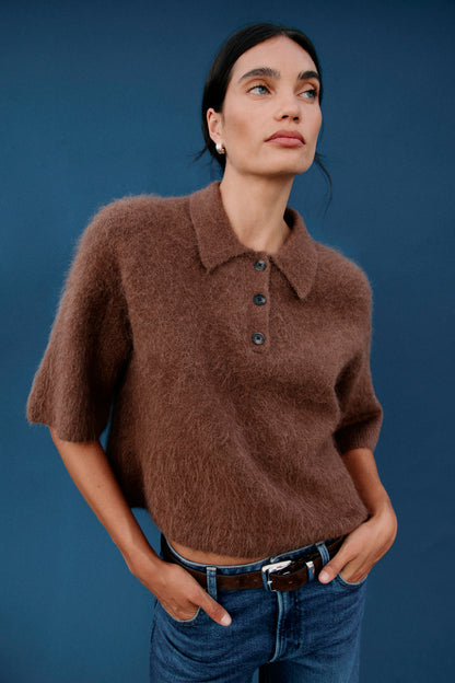 Nadya Polo Sweater - Roche