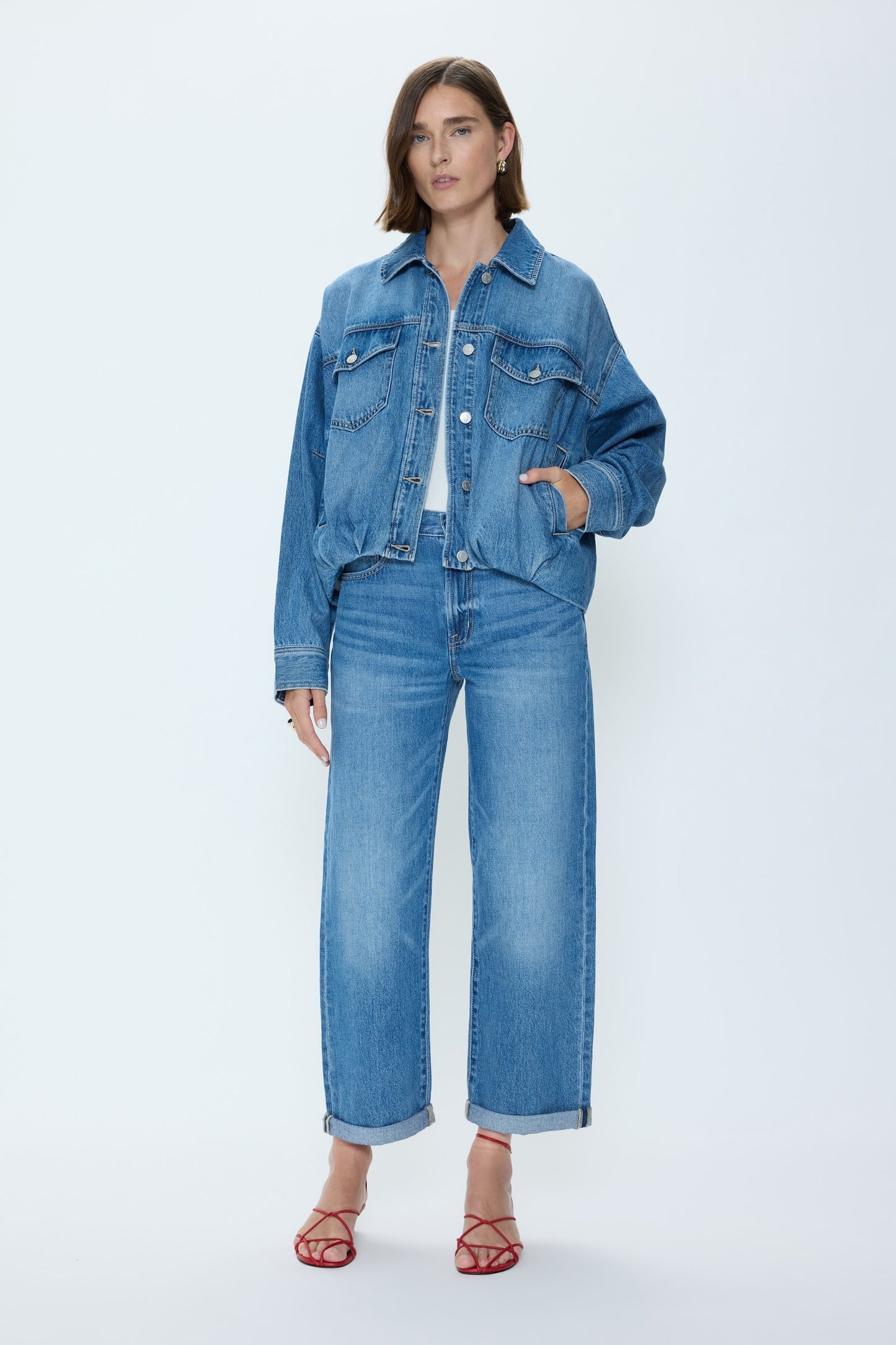 Donny Rolled Hem Boyfriend Jean - Heartfelt