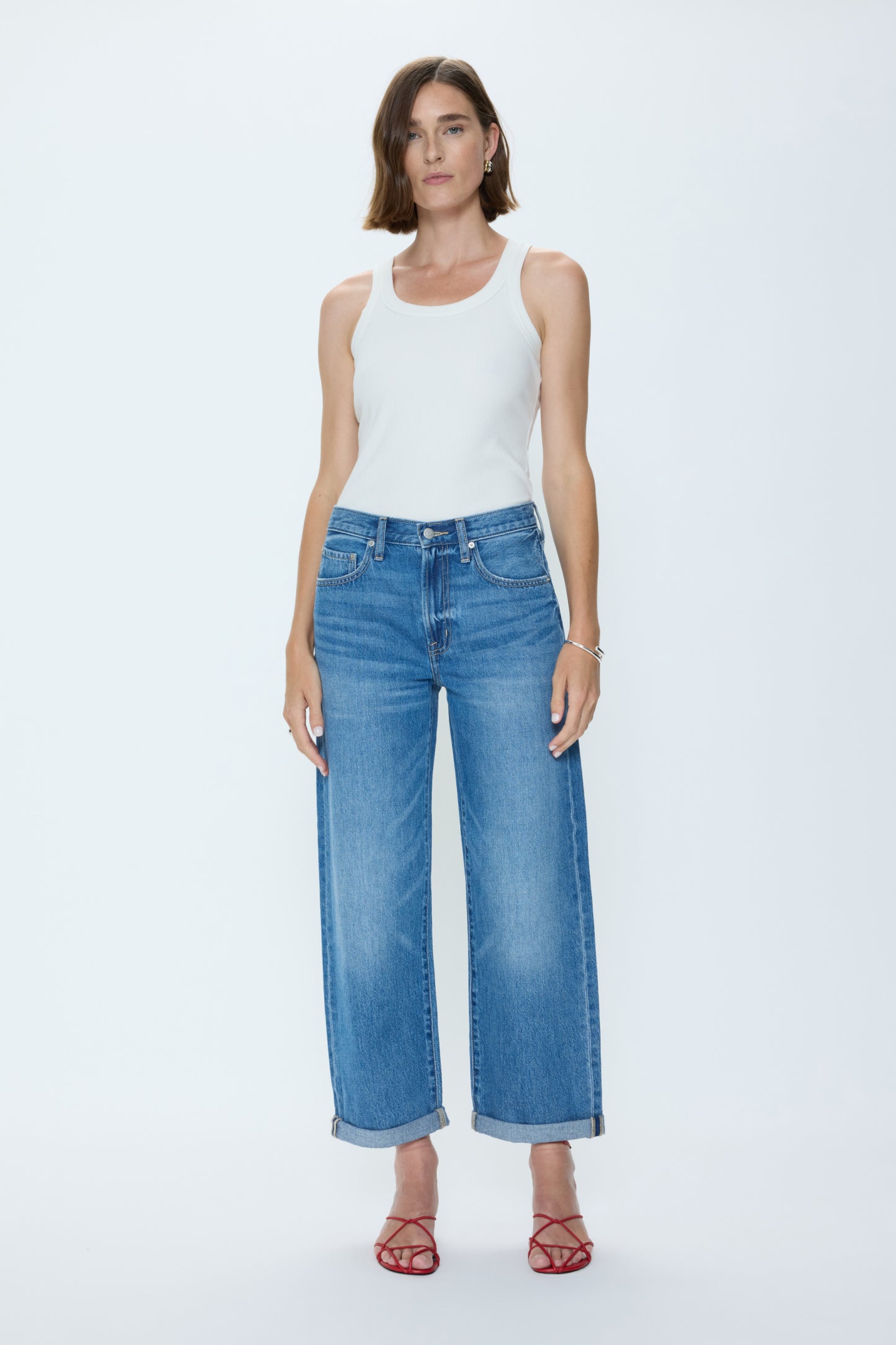 Donny Rolled Hem Boyfriend Jean - Heartfelt