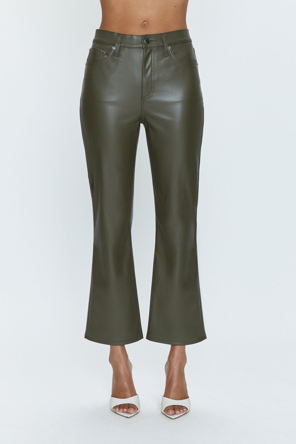 Lennon High Rise Crop Boot - Sage