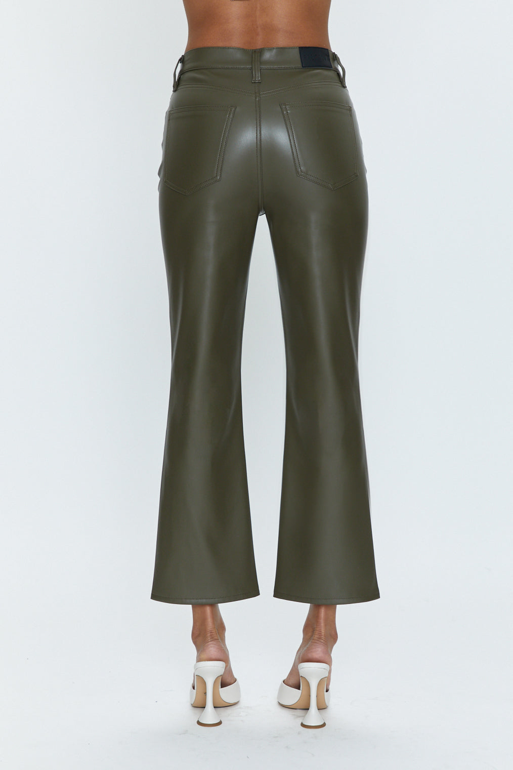 Lennon High Rise Crop Boot - Sage