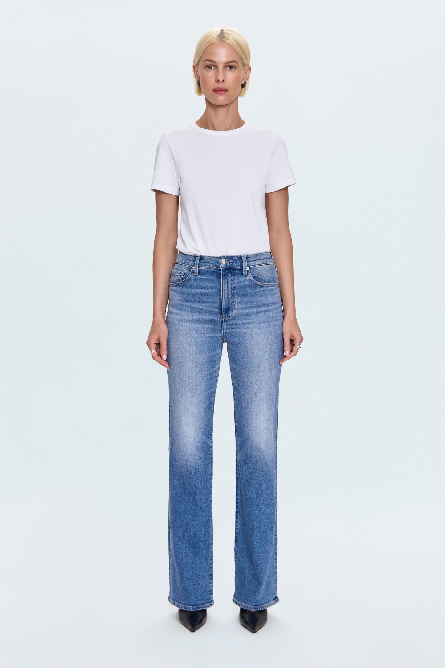 Evie High Rise Slim Boot - Illusion