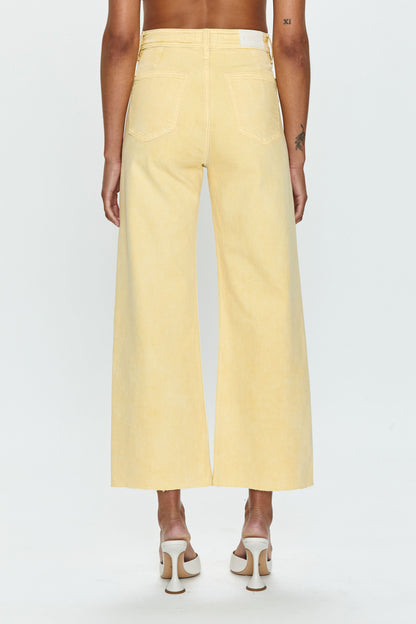 Penny High Rise Wide Leg Crop Jean -  Soft Honey
