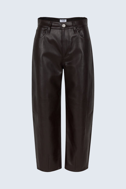 Eli High Rise Barrel Jean - French Roast