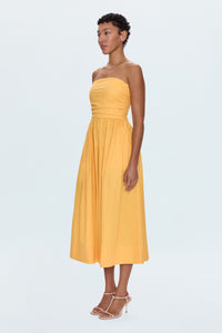 Florence Strappy Back Dress - Papaya