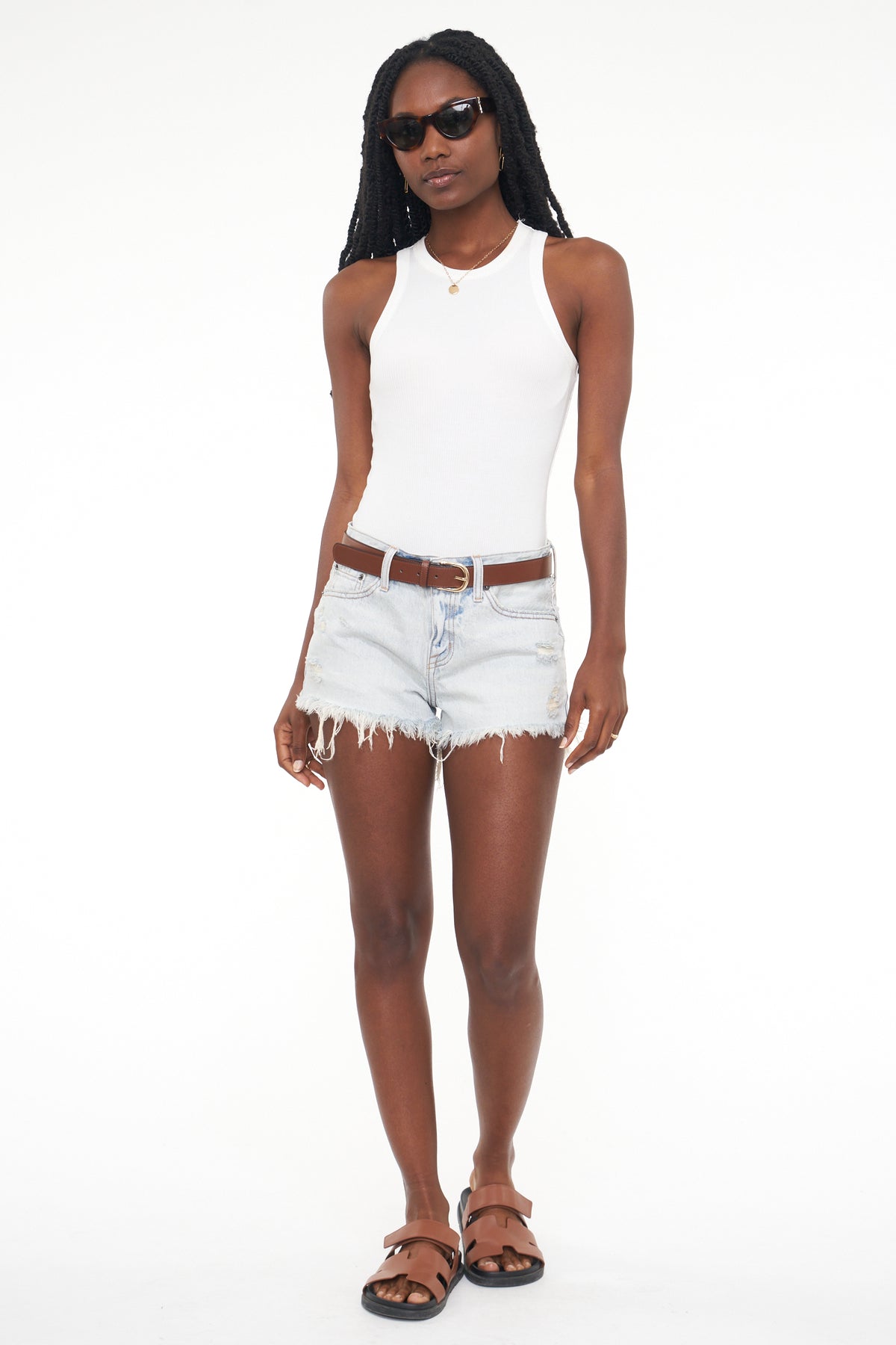 Gigi Low Rise Cut Off Short - Latigo Vintage