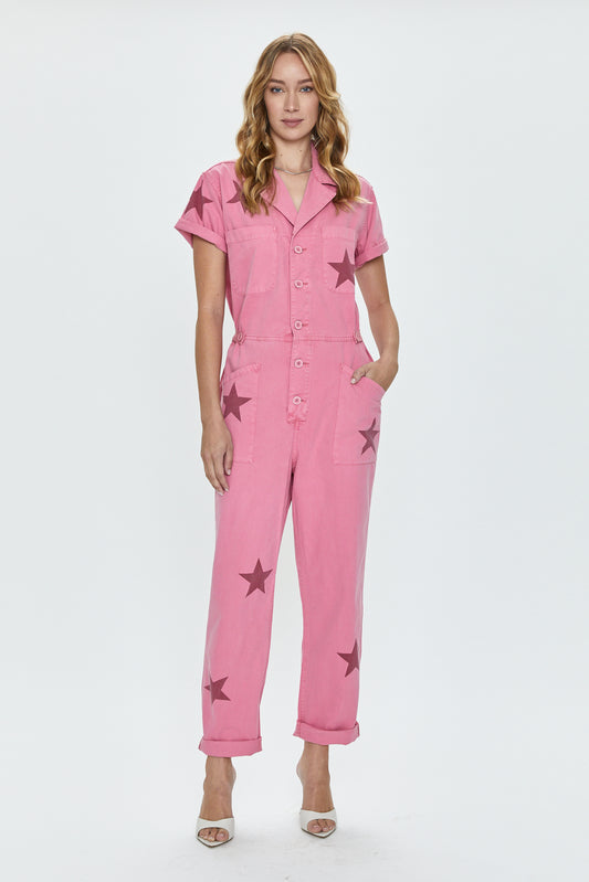 Grover Short Sleeve Field Suit - Royal Flamingo