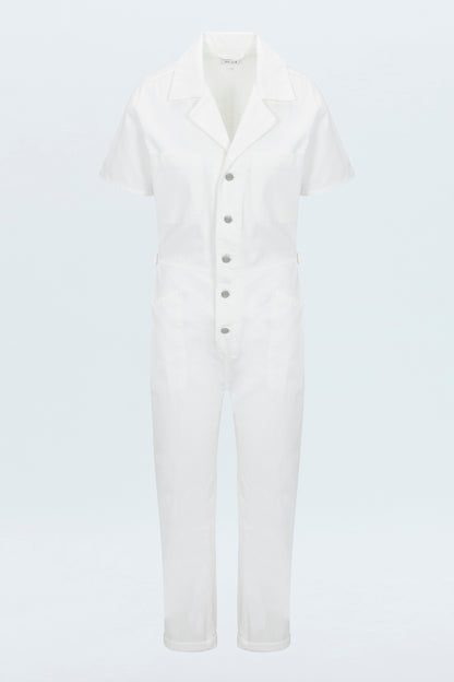Grover Jumpsuit - Vivid White