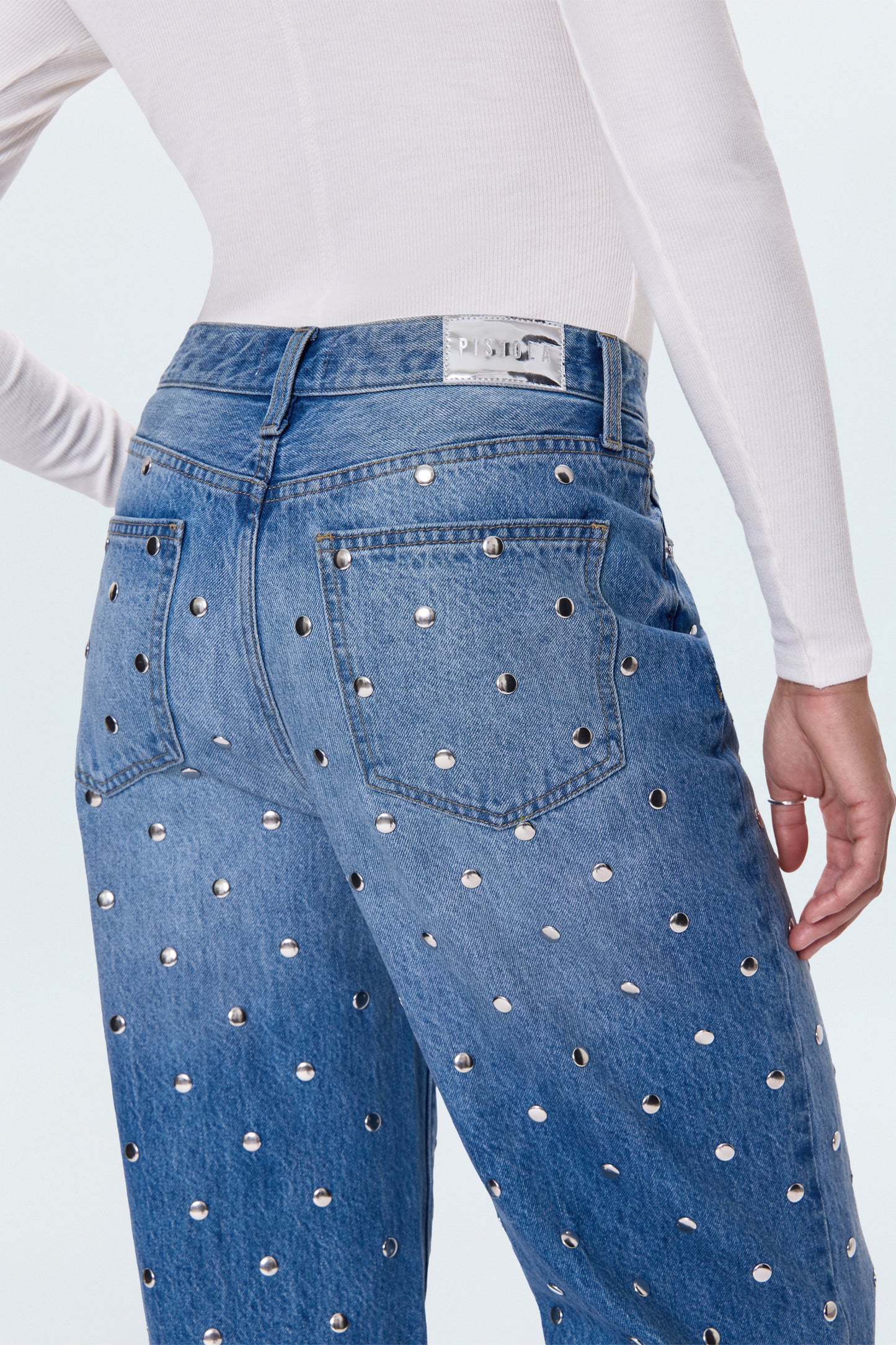 Hendrix High Rise Baggy Jean- Charmed
