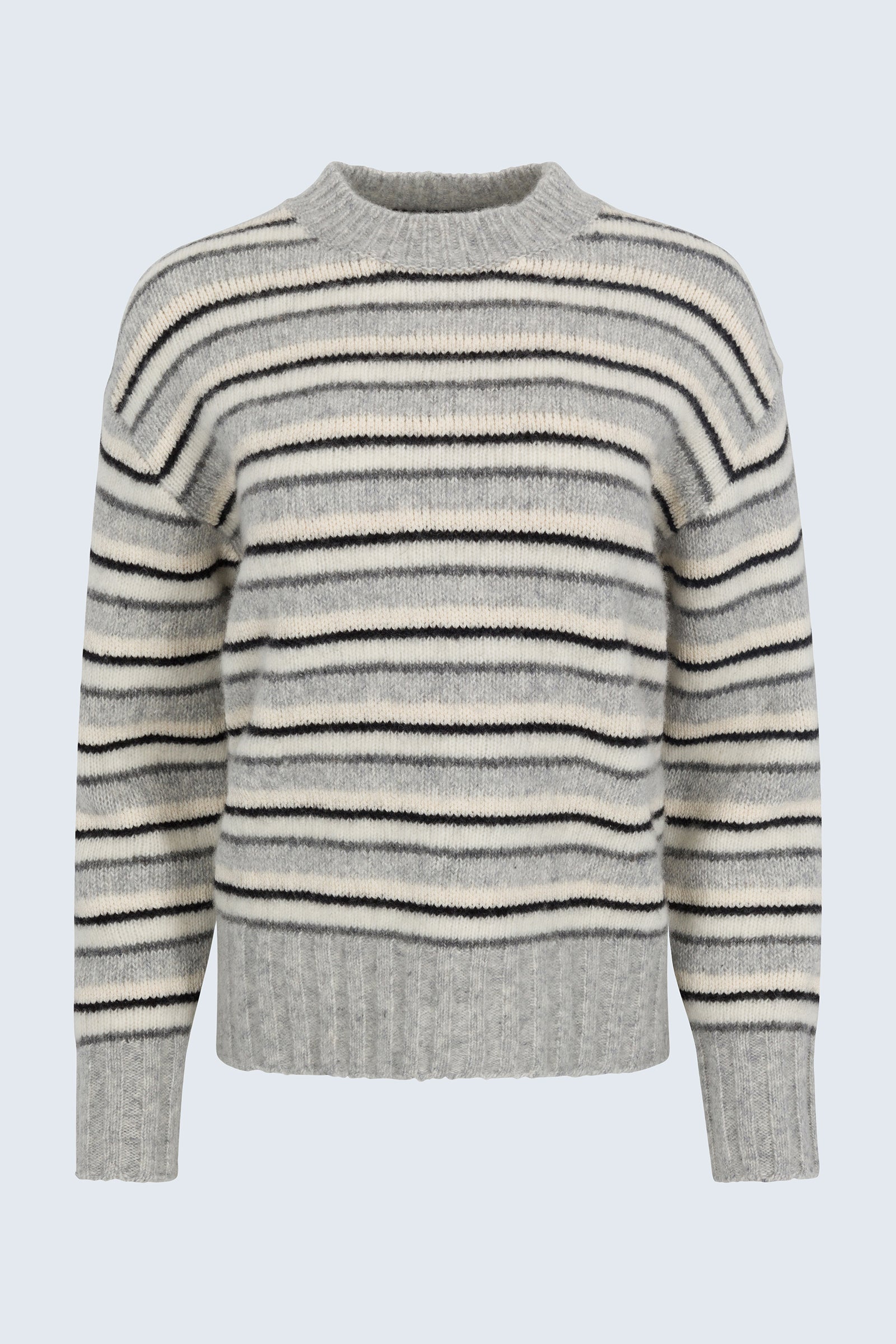 Hanna Oversized Sweater - Grey White Stripe – Pistola Denim