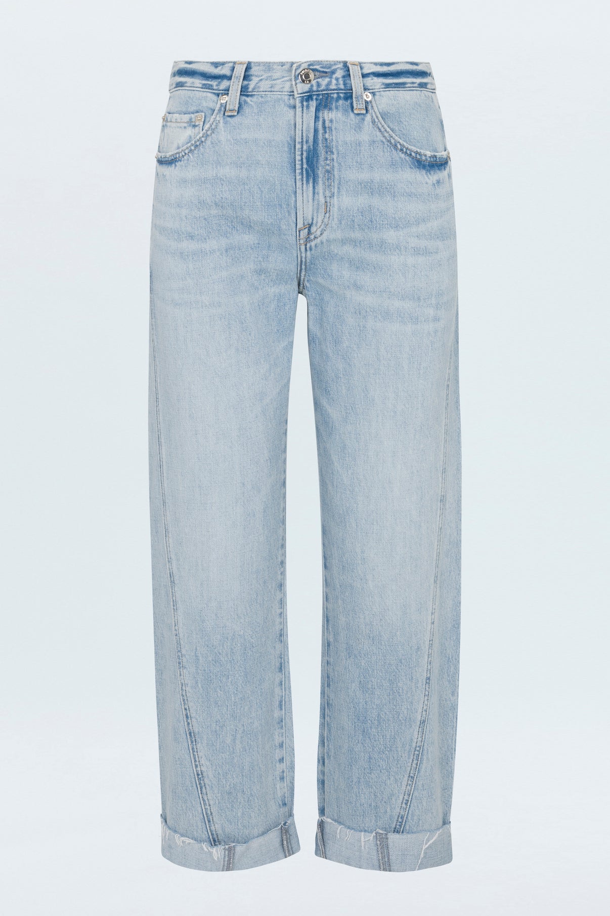 Davis Mid Rise Cuffed Straight Jean - Berkeley