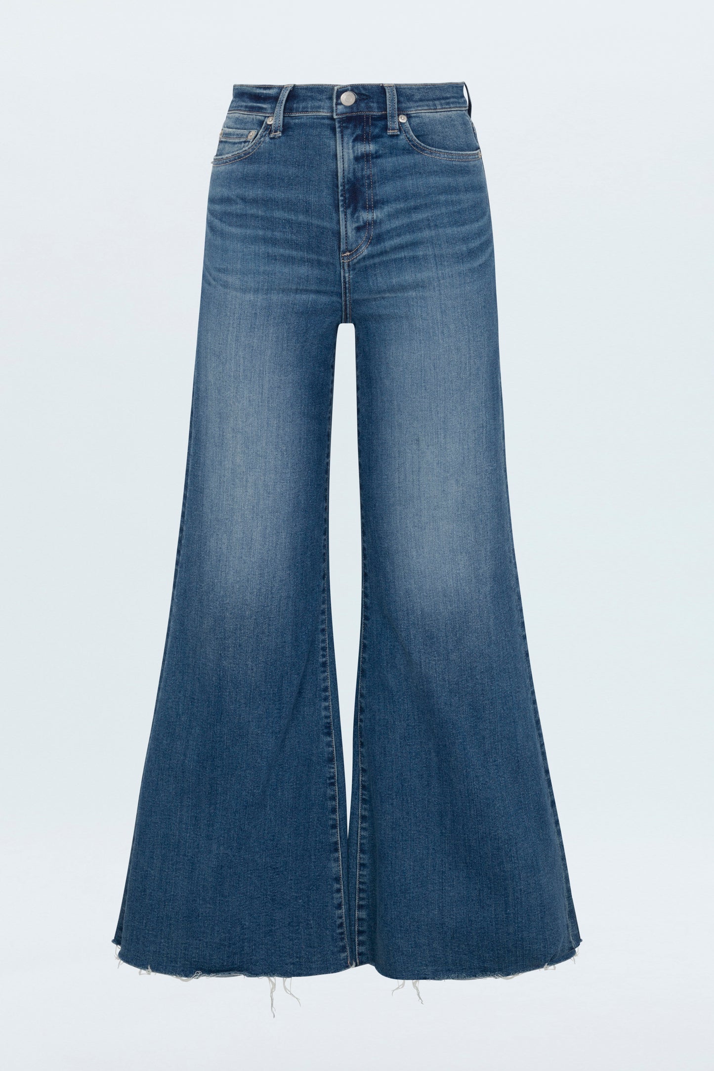PETITE Izzy Mid Rise Wide Leg Jean - Study