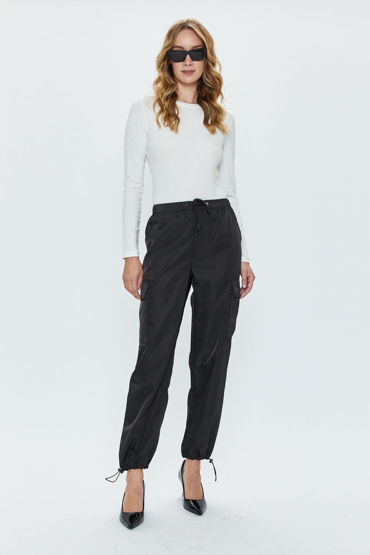 Jade Lightweight Cargo Trouser - Black