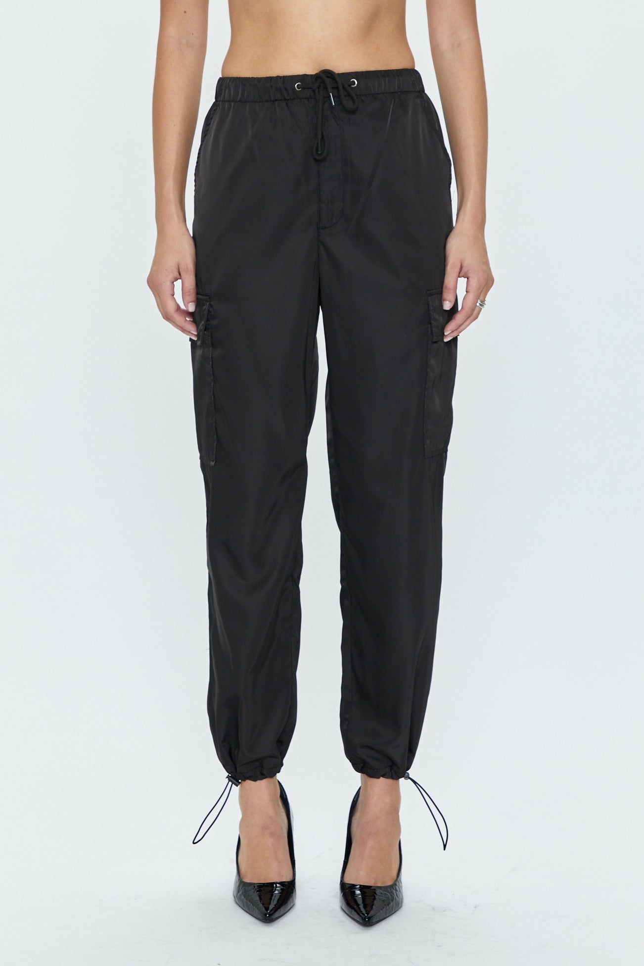Jade Lightweight Cargo Trouser Black Pistola Denim