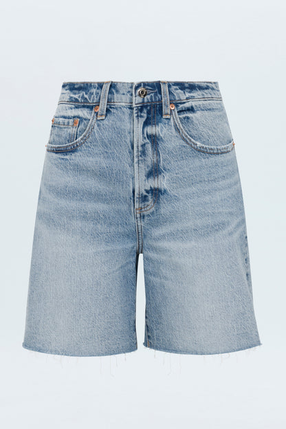 Kaylee High Rise Pinched Loose Straight - Boulder