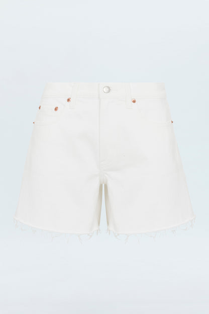 Kennedy Mid Rise Short - Antique White