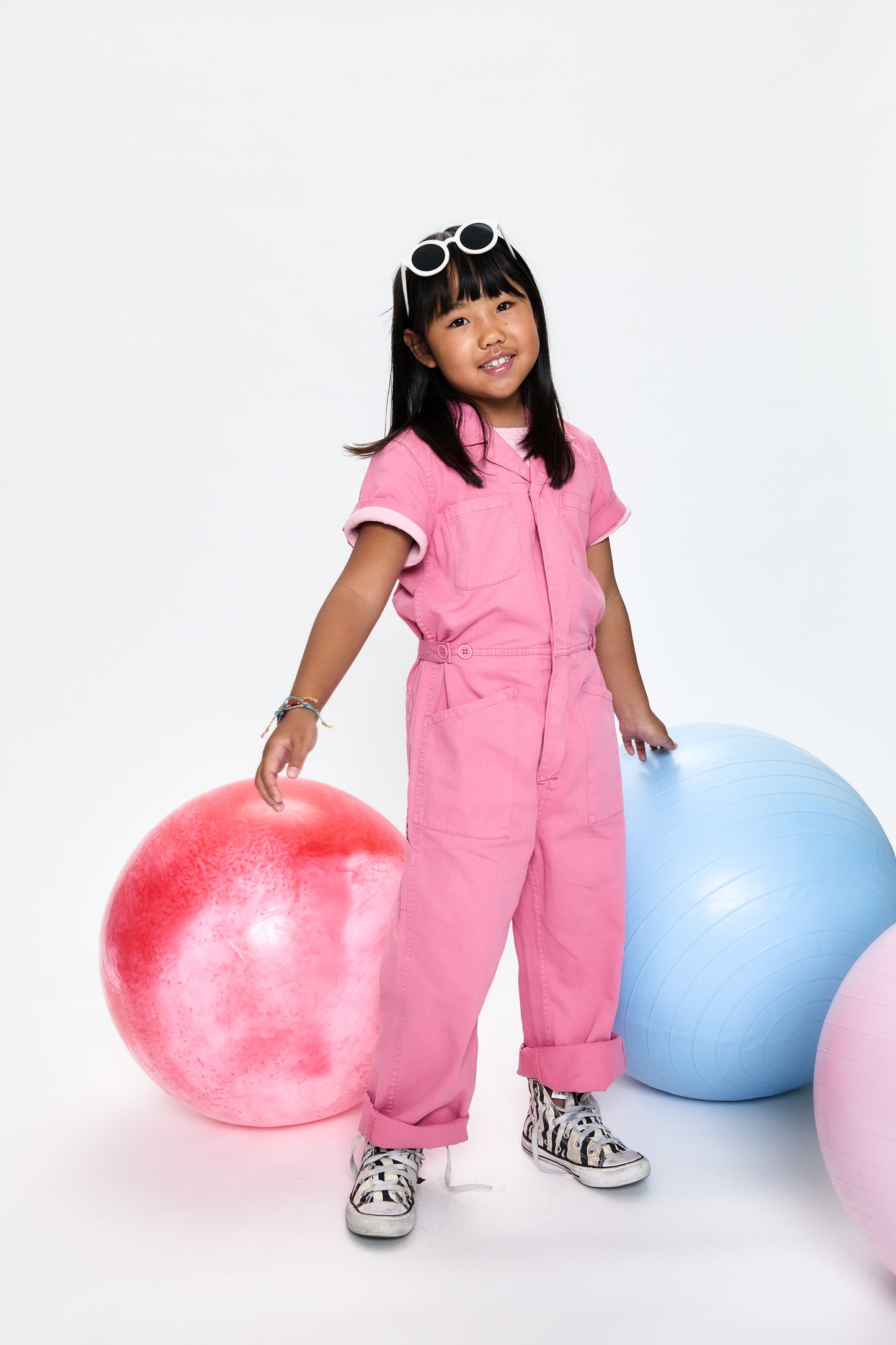 Little Grover Playsuit - Flamingo
