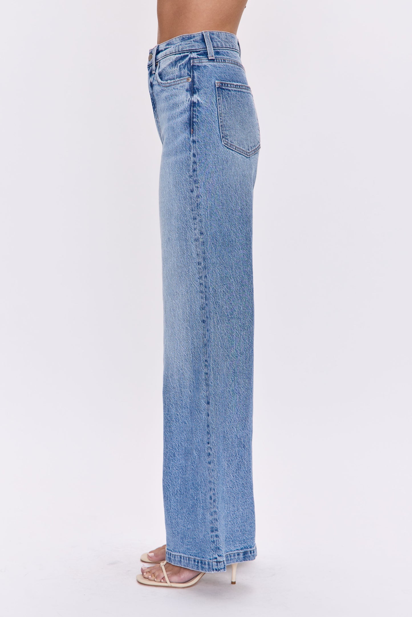Lana High Rise Ultra Wide Leg Jean - Break