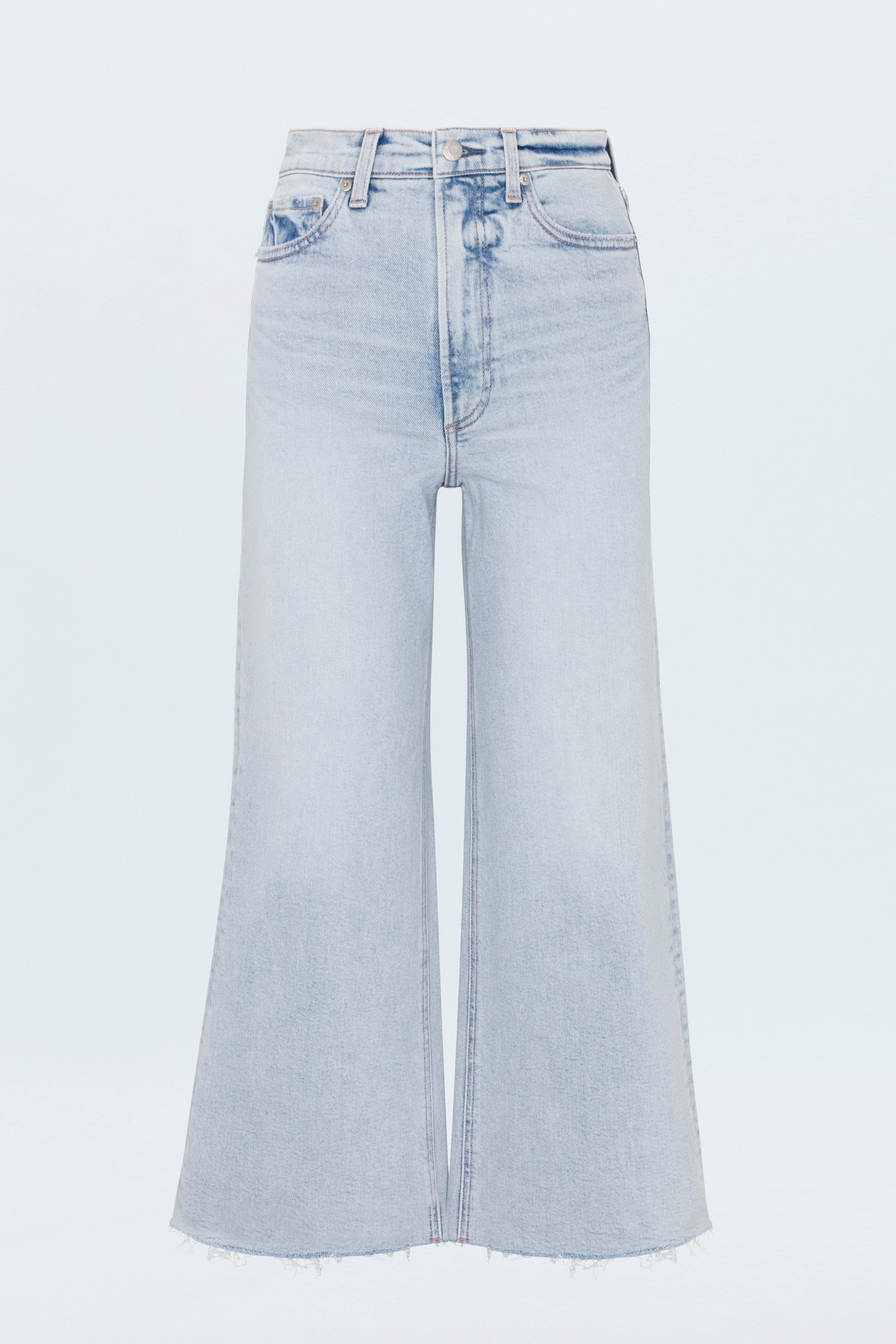 PETITE Lana High Rise Ultra Wide Leg Jean - Sun-Kissed Vintage