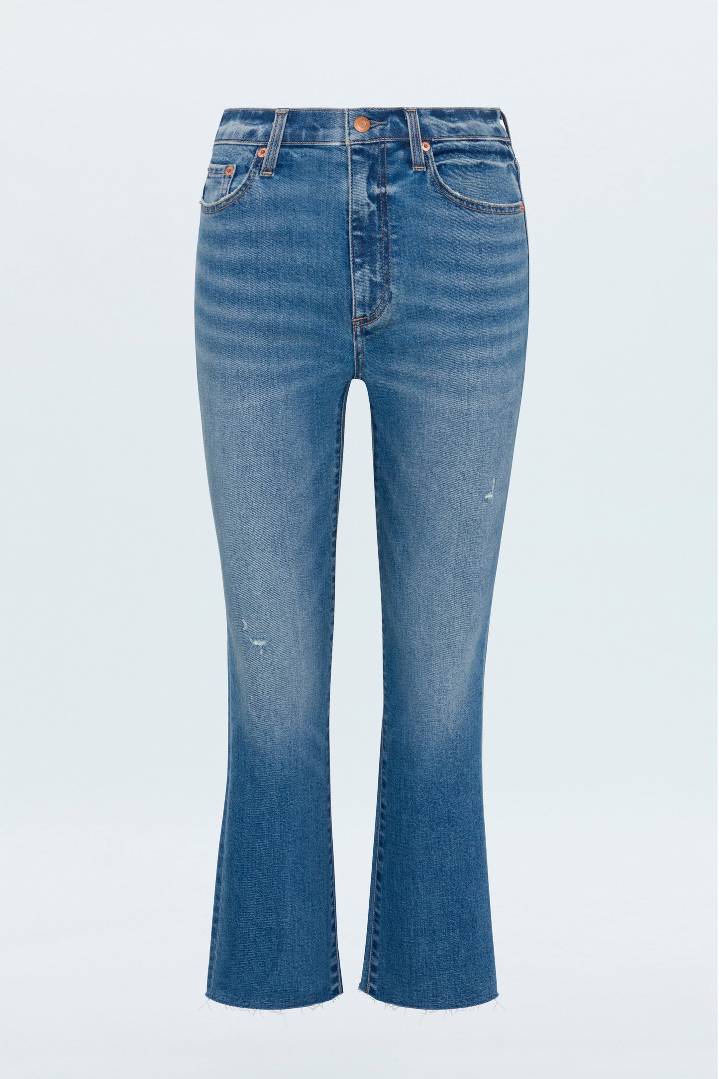 Lennon High Rise Crop Boot Jean - Countryside