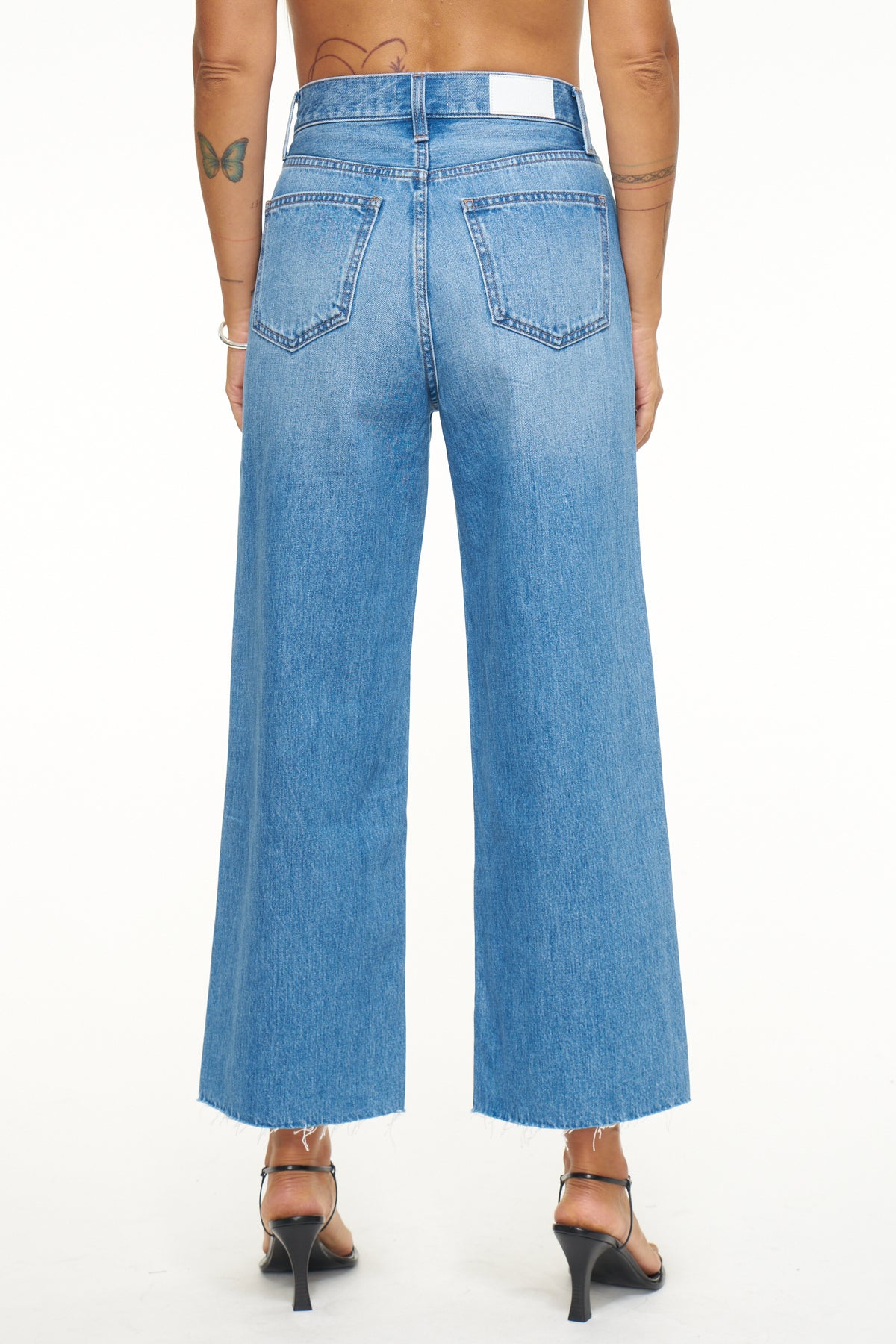 Loretta High Rise Wide Leg Ankle - Solstice Vintage