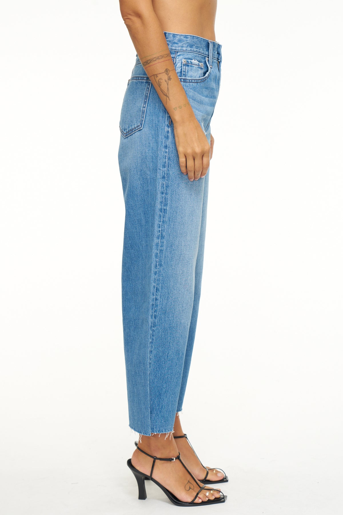 Loretta High Rise Wide Leg Ankle - Solstice Vintage