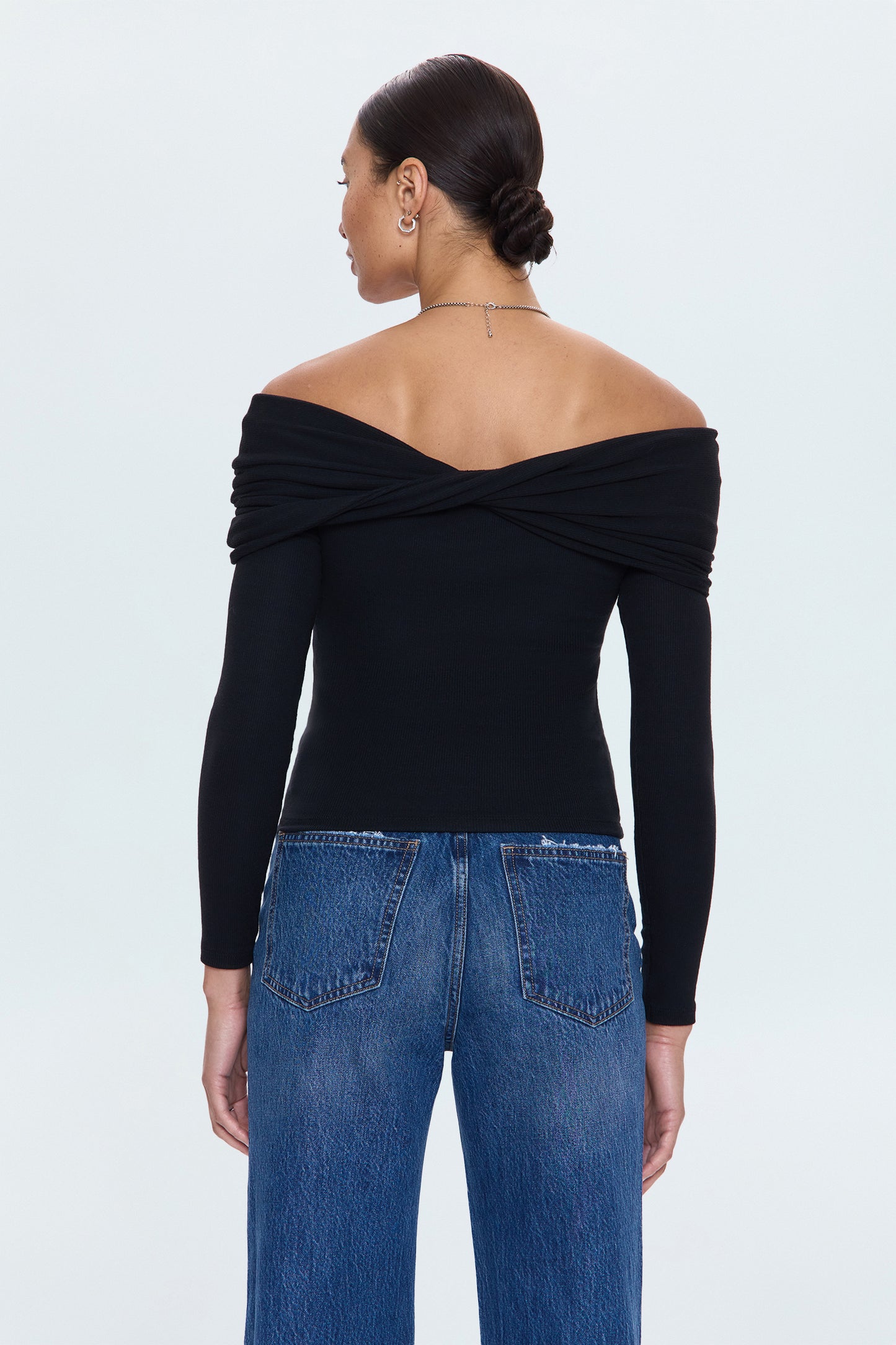 Lyra Off The Shoulder Top - Noir