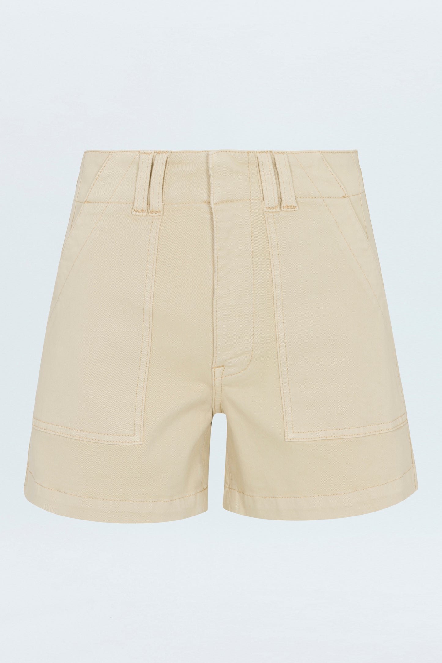 Marissa High Rise Utility Short- Custard Yellow