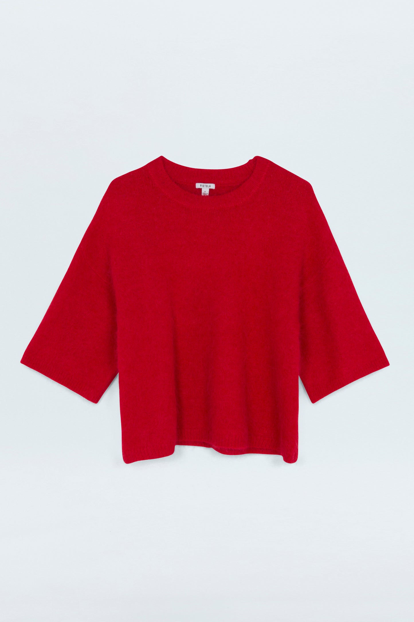 Micah Sweater Tee - Ruby