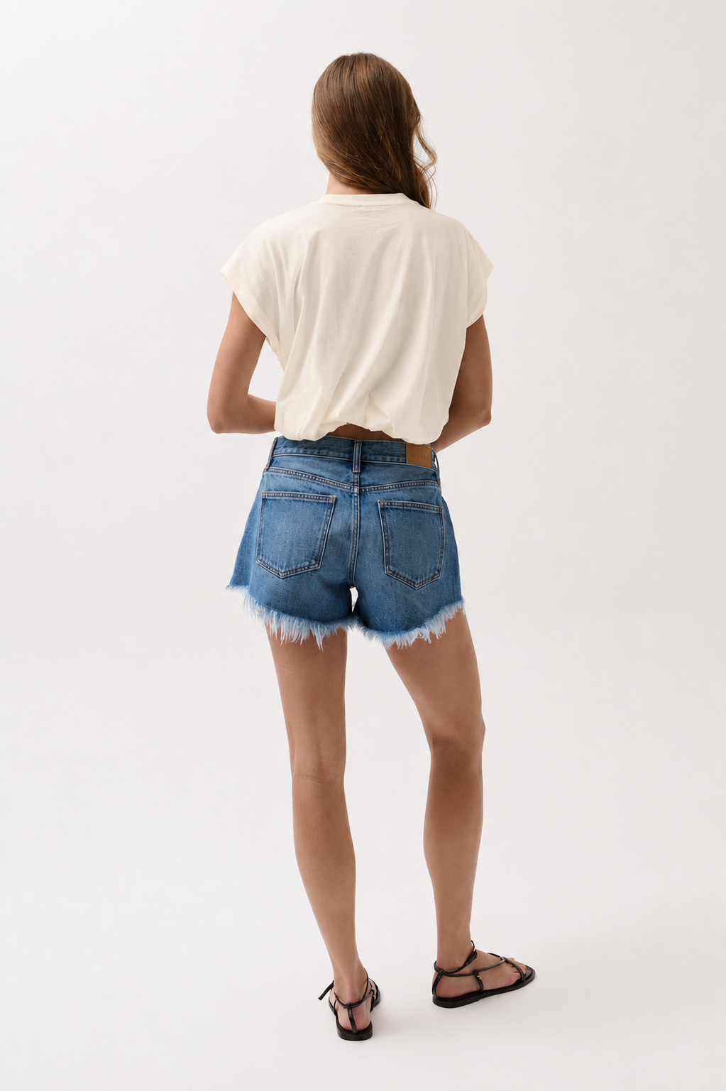Millie Bubble Tee - Soft White
