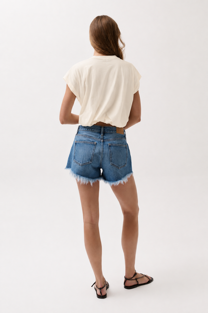 Millie Bubble Tee - Soft White