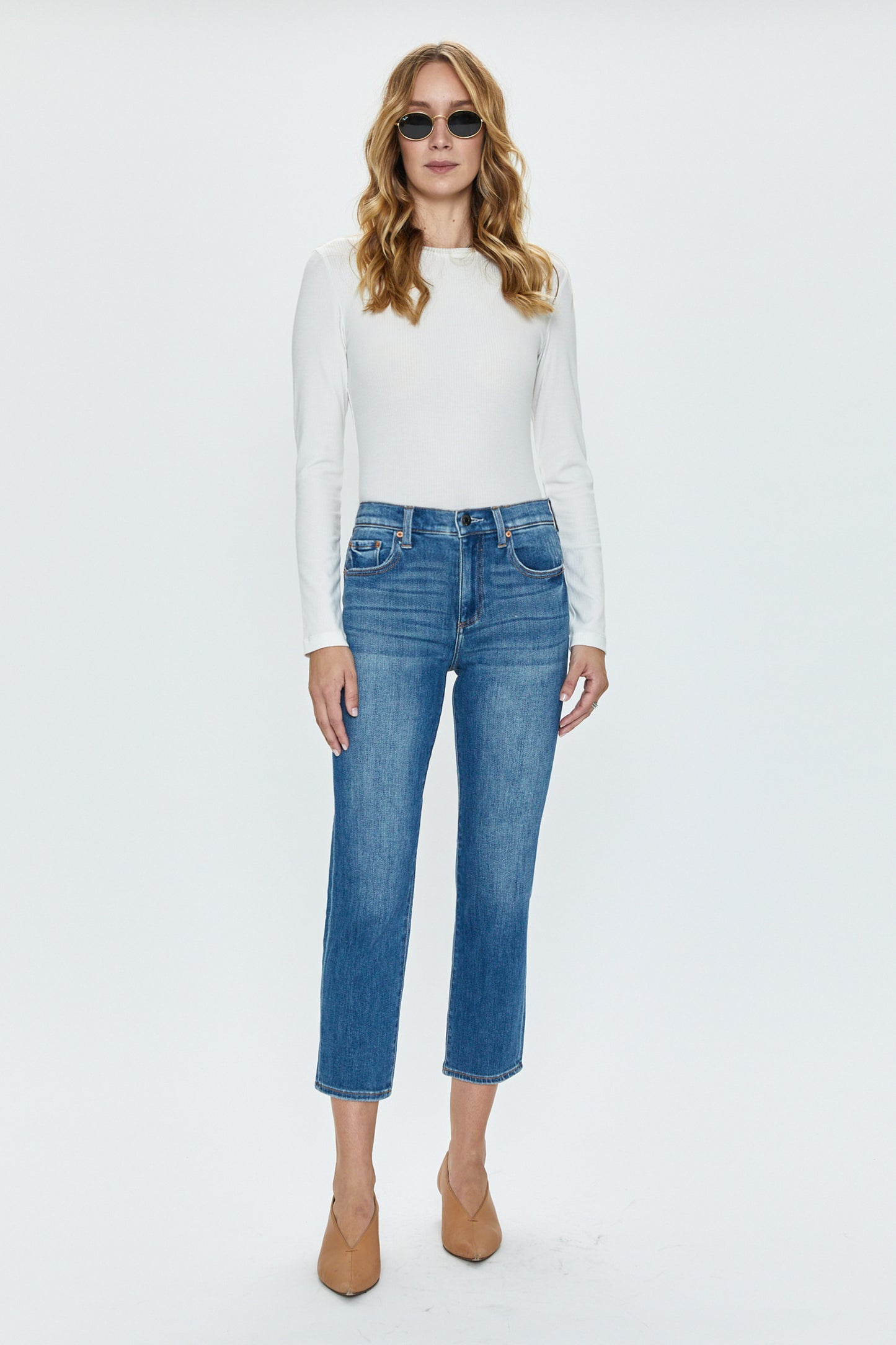 Monroe High Rise Slim Cigarette Jean - Indio