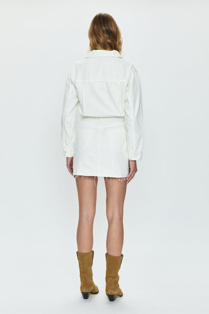 Nina Mini Dress - Eggshell