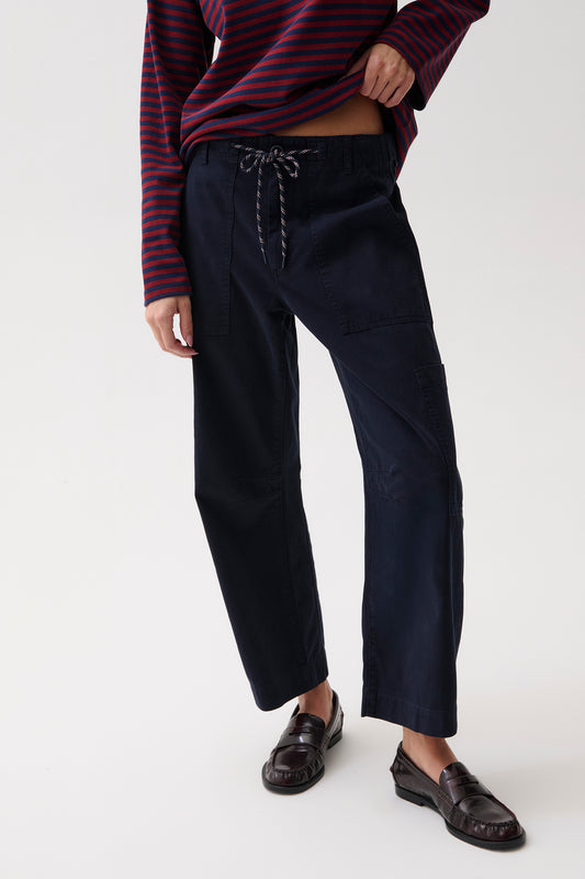 Sabrina Curved Utility Pants - Nautical