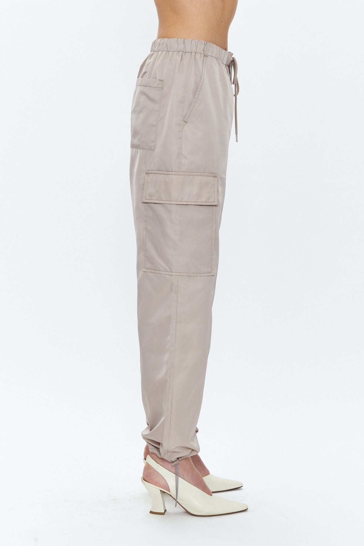 Jade Lightweight Cargo Trouser - Taupe