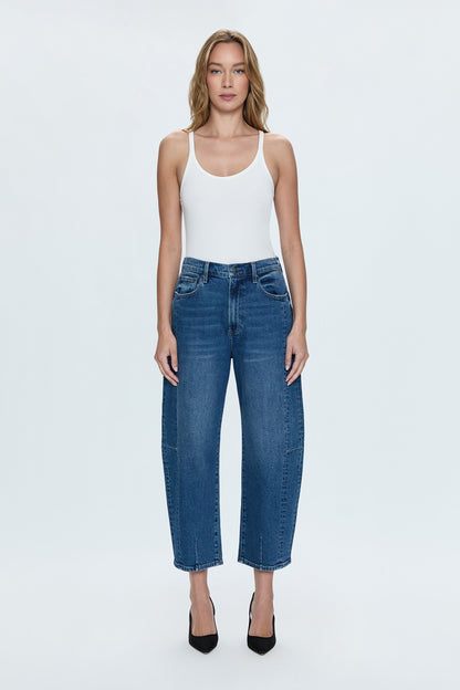 Eli High Rise Barrel Jean - Augustus