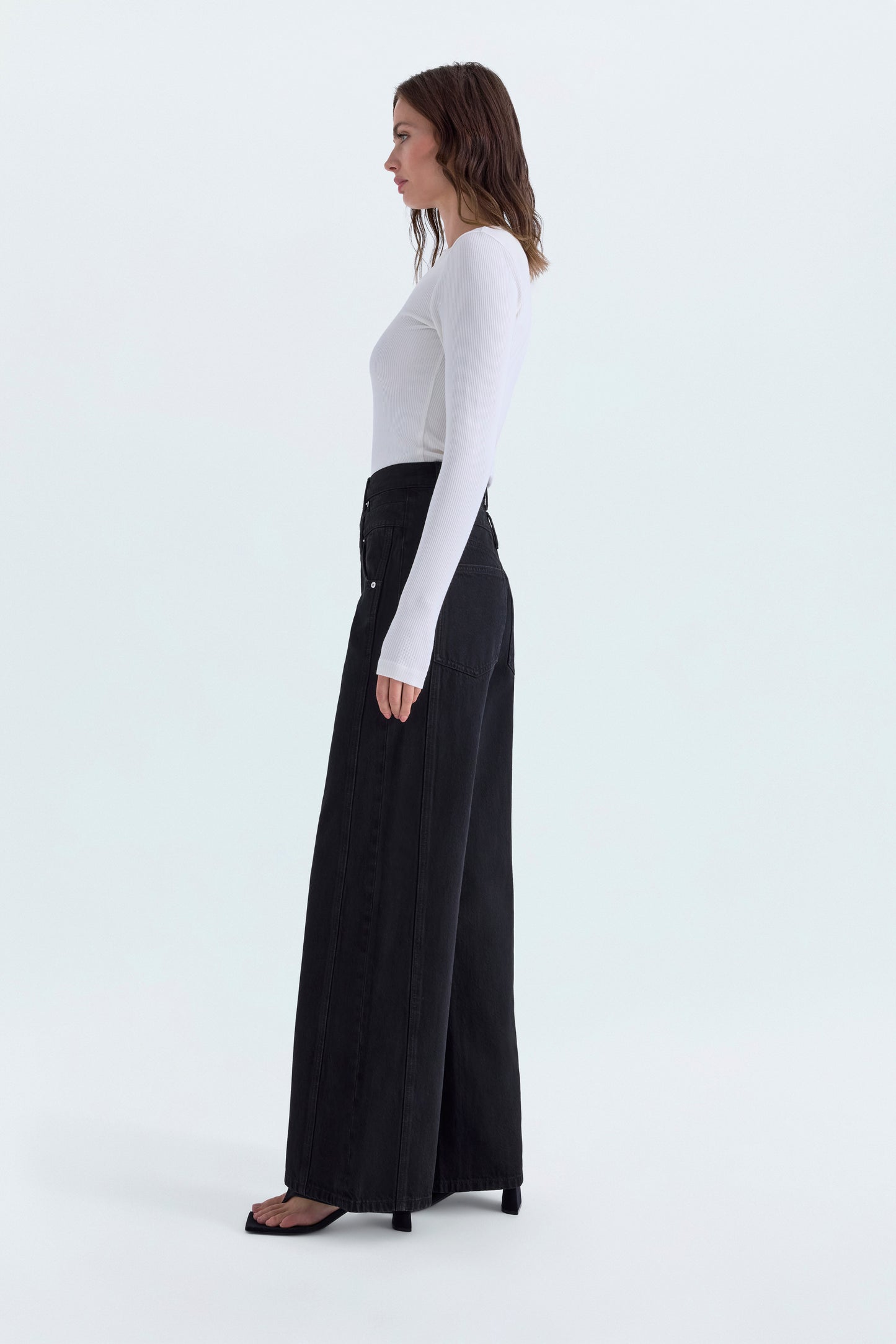 Caleb High Rise Stacked Waist Jean - Midnight Hour