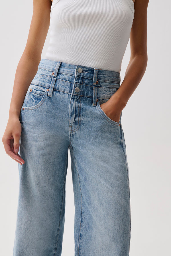 Caleb High Rise Stacked Waist Jean - Era