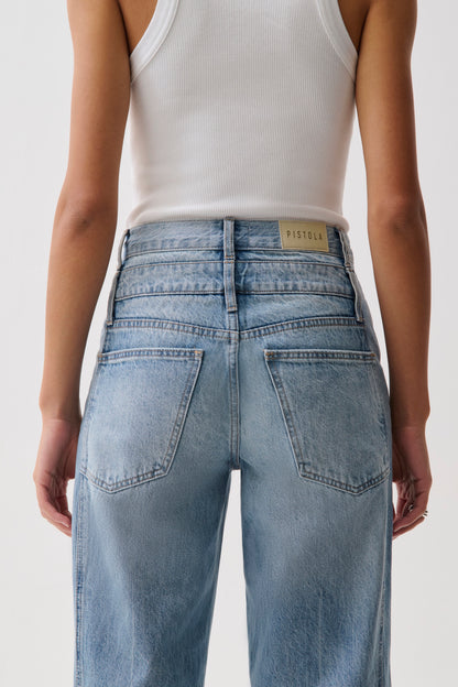Caleb High Rise Stacked Waist Jean - Era