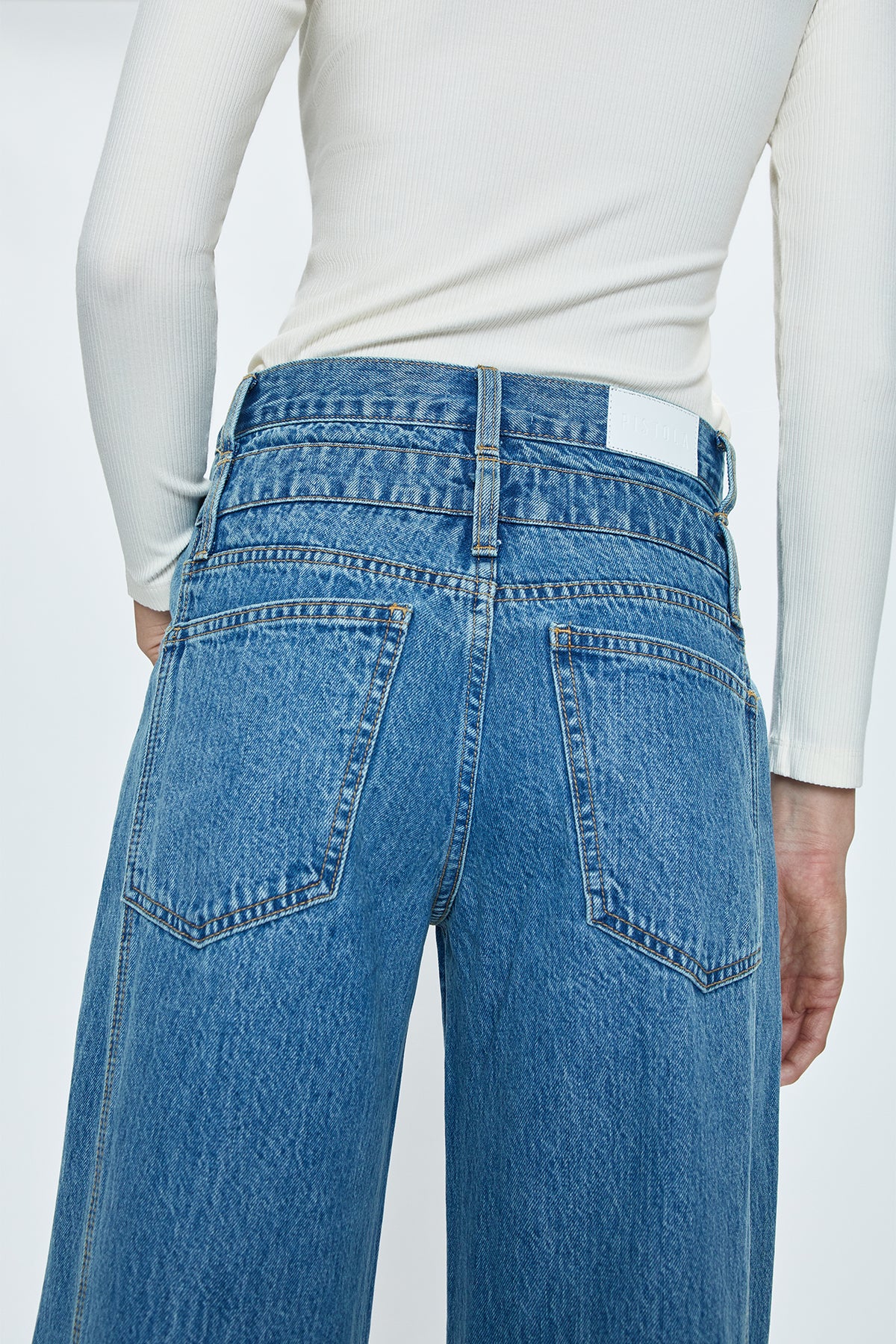Caleb High Rise Stacked Waist Jean - Venue