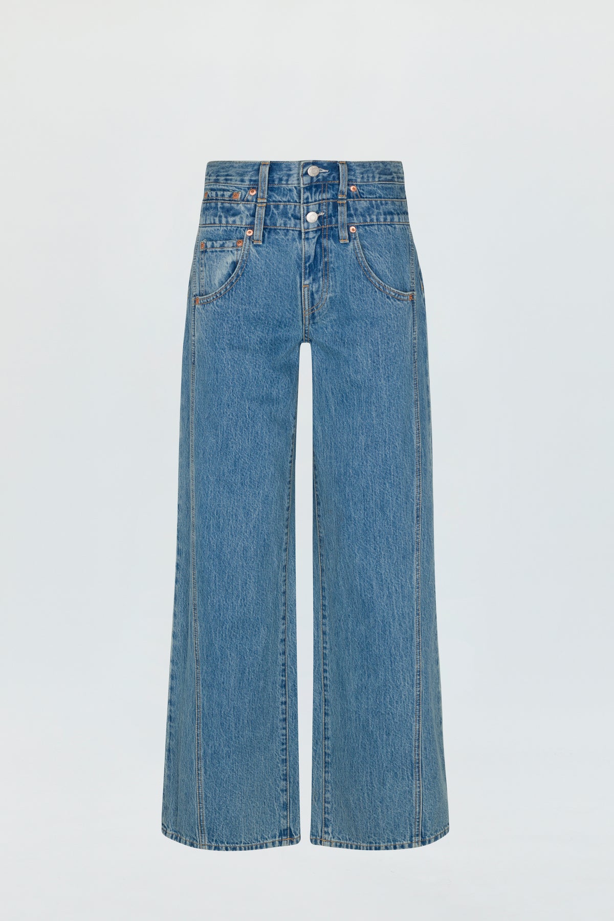 Caleb High Rise Stacked Waist Jean - Venue
