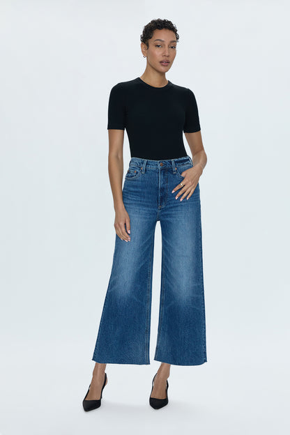 Lana High Rise Ultra Wide Jean - Palladium