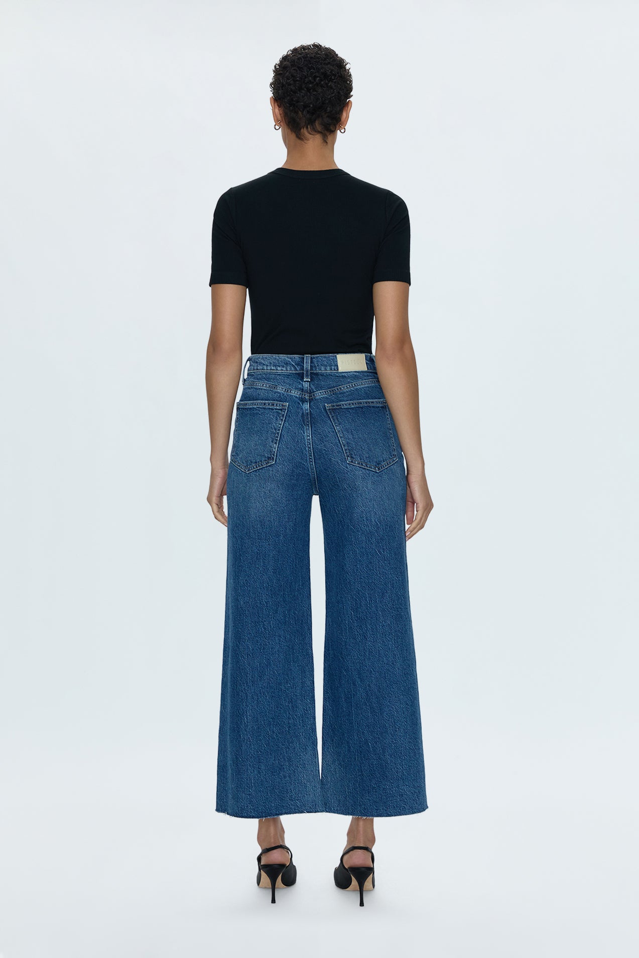 Lana High Rise Ultra Wide Jean - Palladium